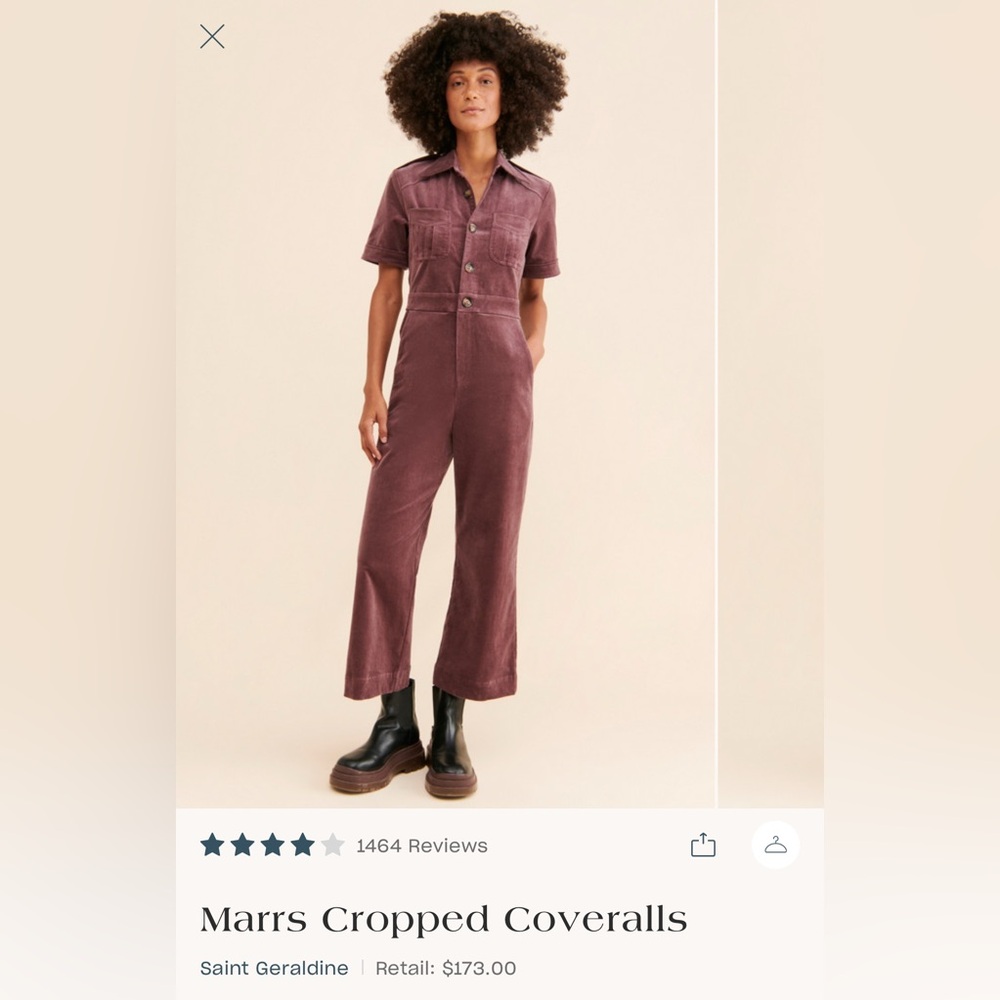 Marrs cropped coverall